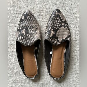 Snakeskin Patterned Women's Loafers